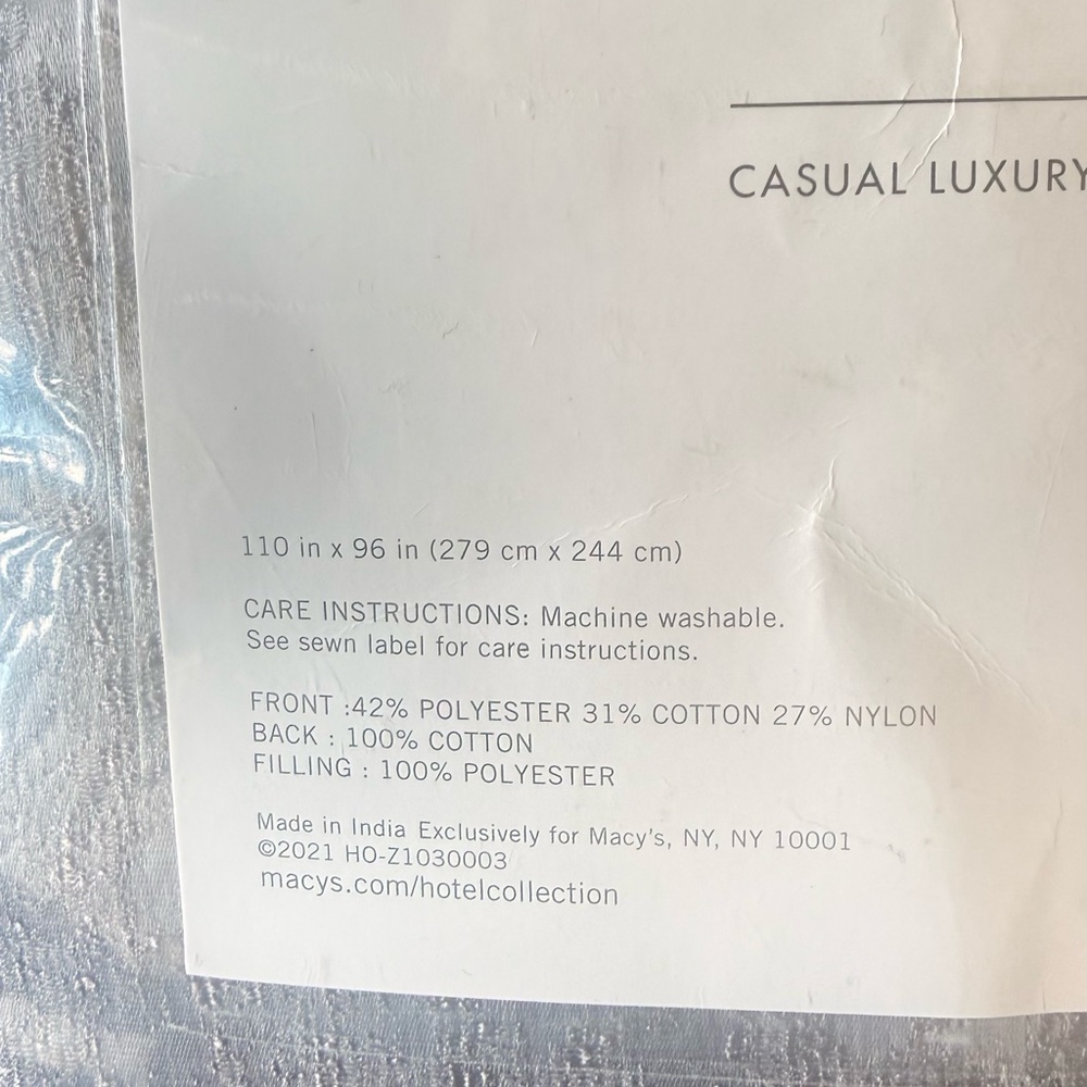 Hotel Collection Gray Comforter Set - Picture 6 of 7